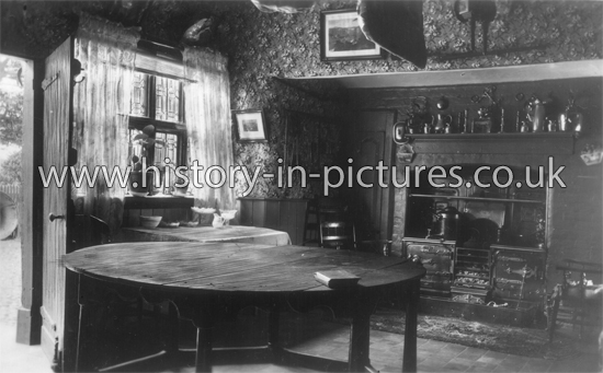 The Kitchen, Old Hall, Moreton, Essex. c.1900's